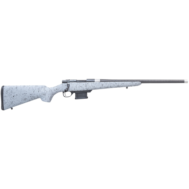 Howa HCE6ARCGRY 1500 Carbon Elevate 6mm ARC 20" Carbon Fiber Wrapped Threaded Barrel, Black Drilled & Tapped Steel Receiver, Fixed Stocky's Gray w/Black Webbing Synthetic Stock, Right Hand