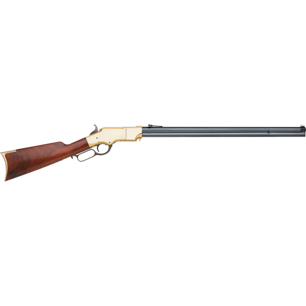 Taylors & Company 550252 1860 44-40 Win Caliber with 13+1 Capacity, 24.25" Blued Octagon Barrel, Brass Metal Finish & Walnut Stock Right Hand (Full Size)