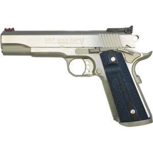 COLT GOLD CUP STAINLESS - 38 SUPER AS 9-SHOT G10