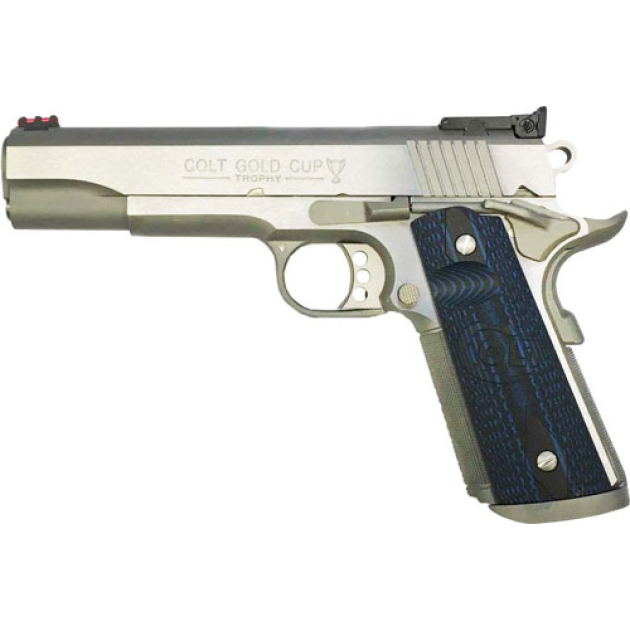 COLT GOLD CUP STAINLESS - 38 SUPER AS 9-SHOT G10