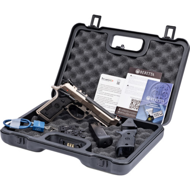 BERETTA 92X PERFORMANCE CARRY - 9MM 4.9" 15RND SS OPTIC CUT