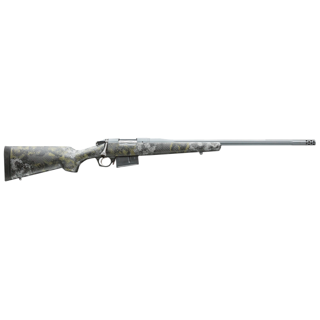 Bergara Rifles BPR26308 Premier Canyon 308 Win 3+1 20" Sniper Gray Cerakote Fluted Barrel, Sniper Gray Cerakote Steel Receiver, Swamper Rouge Camo AG Composite Stock