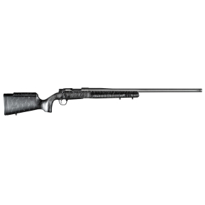 Christensen Arms 8010201500 Mesa Long Range 338 Lapua Mag 3+1 27" Threaded Barrel, Tungsten Gray Cerakote, Black with Gray Webbing Stock