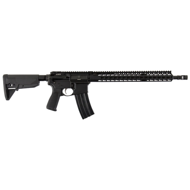 BCM 750790 RECCE-16 KMR-A 223 Rem,5.56x45mm NATO 16" 30+1 Black Hard Coat Anodized, Black Manganese Phosphate, 6 Position Stock