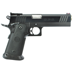 TriStar 85675 SPS Pantera 1911 9mm Luger 18+1, 5" Stainless Steel Barrel, Black Chrome Serrated Steel Slide, Black Steel Frame w/Beavertail, Black Polymer Grip