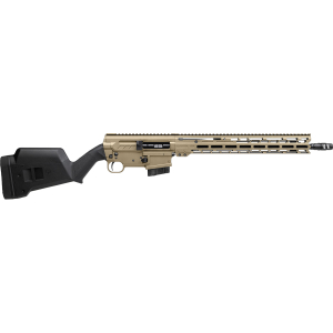 CMMG 60AB40CCT Dissent BR4 *CA Compliant 6mm 10+1 16.10" Black Nitride Threaded Barrel, Coyote Tan Cerakote Picatinny Rail Aluminum Receiver, Magpul SGA Black Synthetic Stock