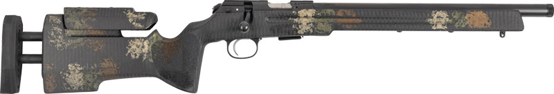 CZ 457 VARMINT 22LR 16" BLUE - THREADED BBL. MANNERS CAMO STK - Image 2