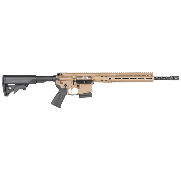 LWRC ICDIR5CK16MLCAC Individual Carbine *CA Compliant 5.56x45mm NATO 10+1 16.10" Barrel, Exclusive Flat Dark Earth Anodized Receiver, A2 Flash Hider, Adjustable Stock, Magpul MOE+ Grip, Optics Ready