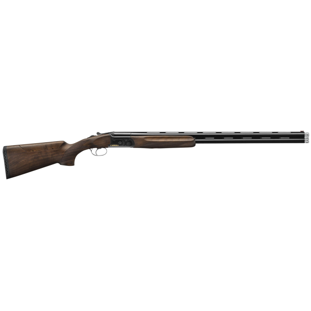 F.A.I.R. FRDC411230 Carrera One Competition 12 Gauge 2rd 2.75" 30" Vent Rib Black Barrel, Steel Receiver w/Black Engraved Metal Finish, Walnut Stock, XR Trigger