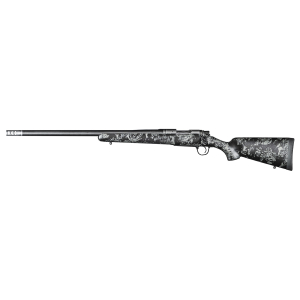 Christensen Arms 8010617800 Ridgeline FFT 28 Nosler 3+1 22" Carbon Fiber/Threaded Barrel, Stainless Steel, Black with Gray Accents Stock, Left Hand