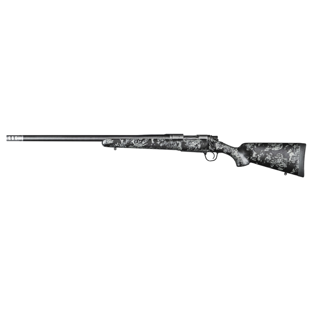 Christensen Arms 8010617800 Ridgeline FFT 28 Nosler 3+1 22" Carbon Fiber/Threaded Barrel, Stainless Steel, Black with Gray Accents Stock, Left Hand
