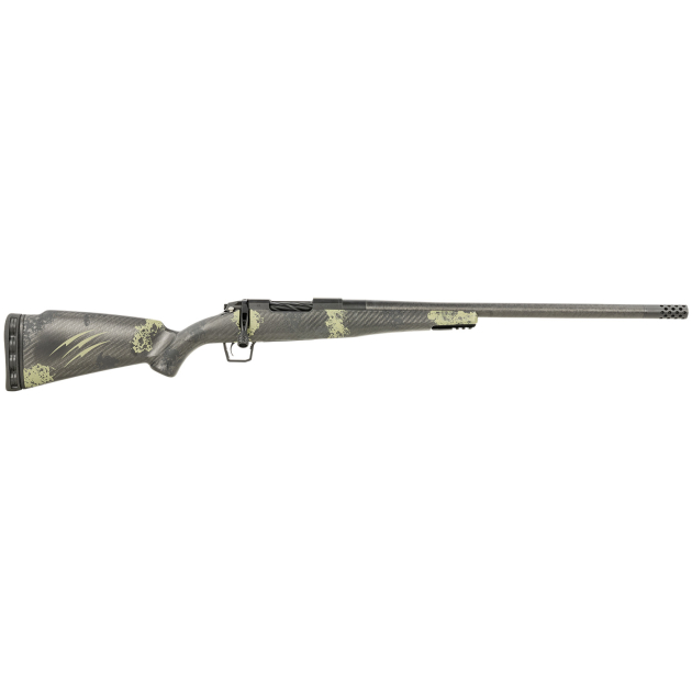 Fierce Firearms ROG65PRC20BF Carbon Rogue Full Size 6.5 PRC 3+1 20" Hand Lapped/Match Grade Threaded Barrel, Black Cerakote Steel Receiver, Forest Camo Fierce Rogue Carbon Fiber Stock