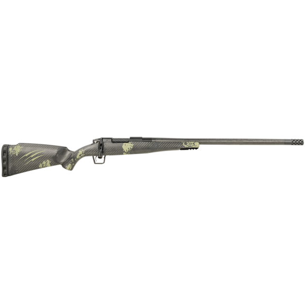 Fierce Firearms ROG308WIN22BF Carbon Rogue 308 Win 4+1 22" Carbon Fiber Barrel, Black Cerakote Steel Rec, Forest Camo Rogue Stock