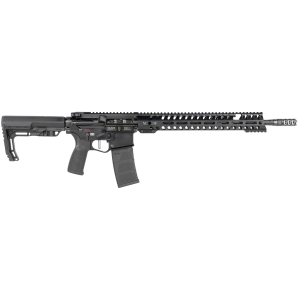 Patriot Ordnance Factory 00856 Renegade +  5.56x45mm NATO 16.50" 30+1 Black Hard Coat Anodized Black Nitride 6 Position MFT Stock Black Polymer Grip