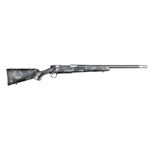 Christensen Arms 8010631300 Ridgeline FFT 6.8 Western 3+1 20" Carbon Fiber/Threaded Barrel, Stainless Steel, Black with Gray Accents Stock