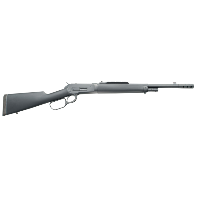Taylors & Company 220091 1886 Ridge Runner Take Down 45-70 Gov Caliber with 4+1 Capacity, 18.50" Barrel, Blued Metal Finish & SoftTouch Black Synthetic Stock Right Hand (Full Size)