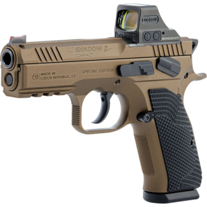 CZ SHADOW 2 COMPACT OR 9MM - BURNT BRONZE W/HOLOSUN 508T-RD - Image 2