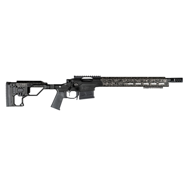 Christensen Arms 8010300100 Modern Precision 308 Win 5+1 16" Threaded Carbon Fiber Barrel, Black Nitride Finish, Black Anodized with Folding Stock, Polymer Grip