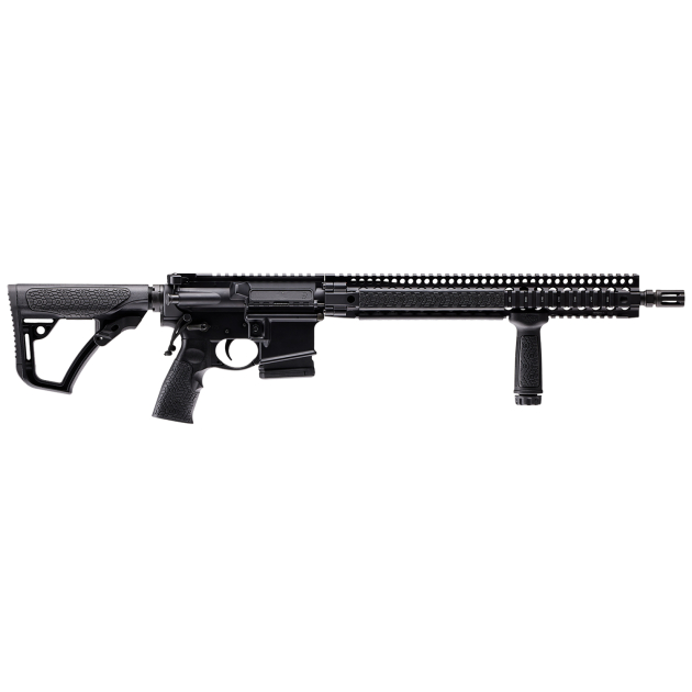 Daniel Defense 0214515175055 DDM4 V9 *CA Compliant 5.56x45mm NATO 16" 10+1 Black Hard Coat Anodized 6 Position w/SoftTouch Overmolding Stock