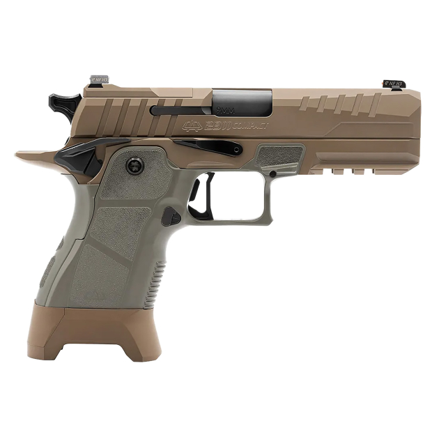 Oa Defense OA2311CMPTPLSHDSSTD17 2311 Compact Plus Kit 9x19 17rd 4.25" Black DLC High Desert Sage Optic Ready