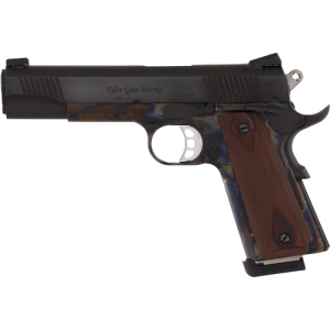 TYLER GUNWORKS 1911 GOVT - 45ACP 5" 8RND CC/BLUED/WALNUT - Image 2
