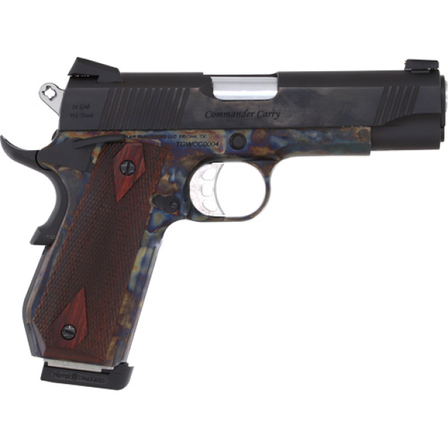 TYLER GUNWORKS 1911 COMMANDER - 45ACP 4.25" 8RND CC/BLD/WLNT