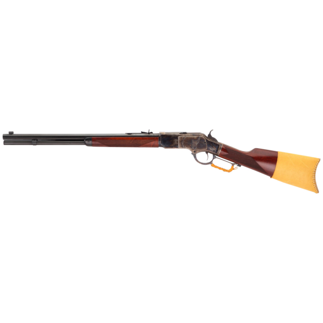 Taylors & Company 550240COM 1873 Comanchero 45 Colt (LC) Caliber with 10+1 Capacity, 18" Blued Barrel, Color Case Hardened Metal Finish & Walnut Straight Stock Right Hand (Full Size)