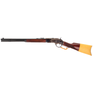 Taylors & Company 550239COM 1873 Comanchero 357 Mag Caliber with 10+1 Capacity, 18" Blued Barrel, Color Case Hardened Metal Finish & Walnut Straight Stock Right Hand (Full Size)
