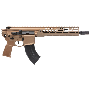 Sig Sauer PMCX762R11BLT MCX Spear LT 7.62x39mm 11.50" 28+1, Coyote, OEM Grip, Rocksett Sig QD Suppressor Ready Flash Hider, Adj. Gas Block