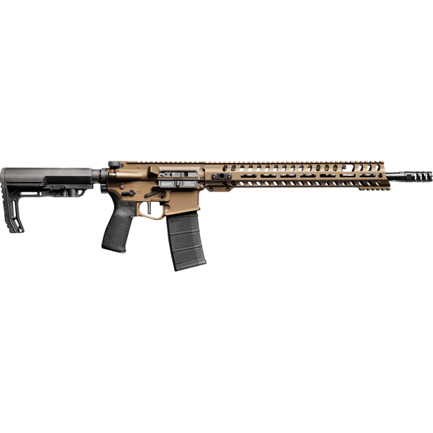 Patriot Ordnance Factory 02040 Renegade +  5.56x45mm NATO 30+1 13.75" Steel Threaded Barrel, Bronze Aluminum Receiver