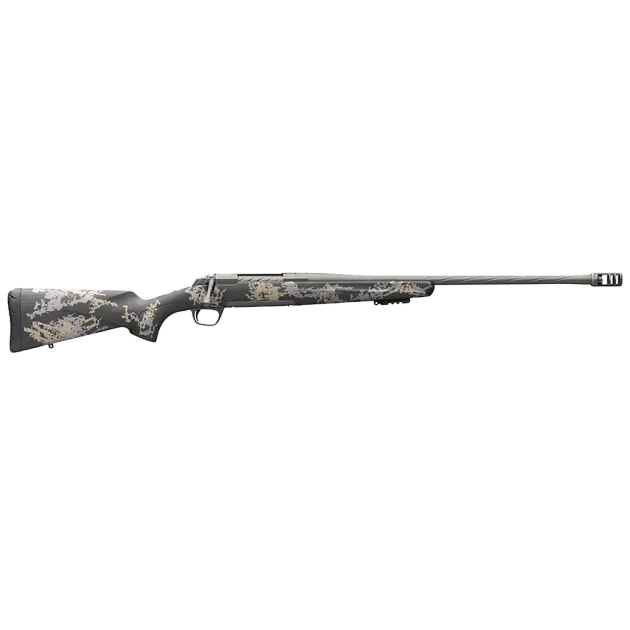 Browning 035583294 X-Bolt Mountain Pro SPR 6.5 PRC 3+1 20" Steel Fluted Sporter Barrel, Tungsten Gray Cerakote Steel Receiver, Accent Graphic Black/Carbon Fiber Stock, Right Hand