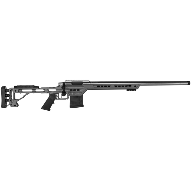 MasterPiece Arms 308PMRRHTNGPBA PMR  308 Win 10+1 24" Stainless Steel Tungsten Aluminum Tungsten V-Bedded BA Hybrid Chassis Stock Right Hand