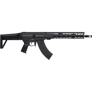 CMMG 86A7F0BAB Dissent MK47 7.62x39mm 30+1 (2) 14.30" P&W, Black Armor, Side Charging Handle Rec, 13.50" M-Lok Handguard, Side Folding Stock, Zeroed Grip, SVD Brake, 60/90 Ambi Safety, Adj. Gas Block