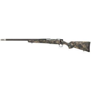 Christensen Arms 8010617500 Ridgeline FFT 7mm-08 Rem 4+1 20" Carbon Fiber Threaded Barrel, Stainless Steel, Green with Black/Tan Accents, Stock, Left Hand