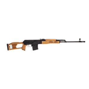Century Arms PSL 54 AK-47 Rifle - Black | 7.62x54R | 24.5" Chrome Lined Barrel | Wood Furniture w/ Skeletonized Wood Stock | RAK-1 Enhanced Trigger
