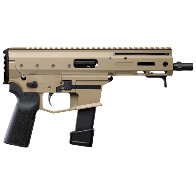 Angstadt Arms AAMDP29PF6 MDP-9  27+1 6" Black Melonite Threaded Barrel Flat Dark Earth Cerakote Black Polymer Grips