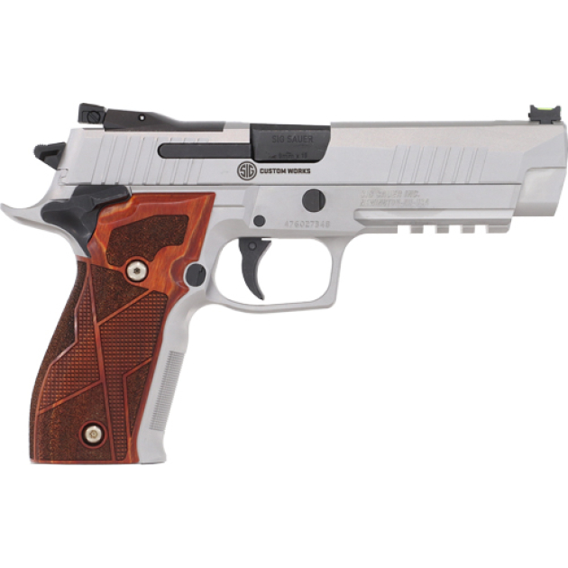 SIG P226 XFIVE 9MM CLASSIC 5" - SAO ADJ SGHT (3)20RD WOOD S/S