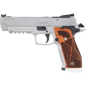 SIG P226 XFIVE 9MM CLASSIC 5" - SAO ADJ SGHT (3)10RD WOOD S/S - Image 2