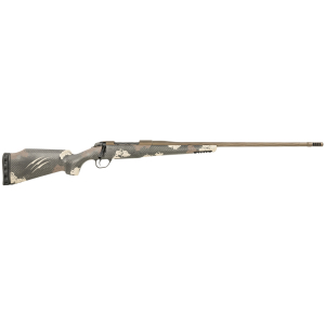 Fierce Firearms FRG7PRC24MM Twisted Rage Full Size 7mm Rem 3+1 24" Midnight Bronze Cerakote Fluted Threaded Barrel & Receiver, Trophy Camo C3 Carbon Rage w/Pic Rail Carbon Fiber Stock