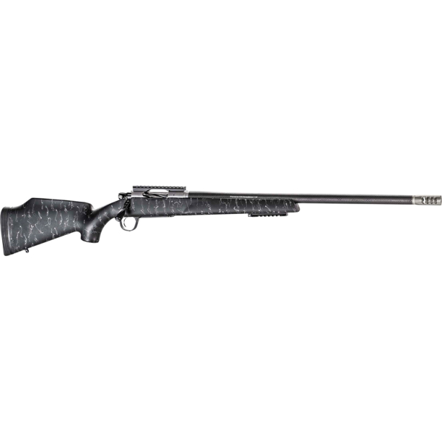 CHRISTENSEN TRAVERSE 7MM PRC - 26" THREADED CF SS/BLACK-GRAY