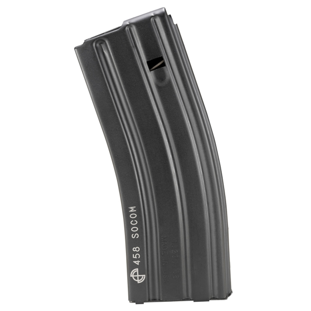 DuraMag 1058041175CPD SS 10rd 458 SOCOM for AR-15 Black w/ Black Follower Detachable