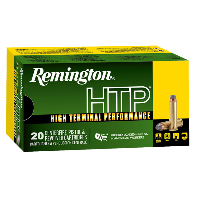 Remington Ammunition 22306 HTP 40S&W 155gr Jacketed Hollow Point 20 Per Box/25 Case