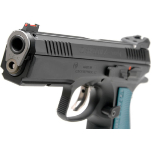 CZ CUSTOM SHADOW 2 ACCU 9MM FS - 17-SHOT BLACK POLY BLUE GRIPS