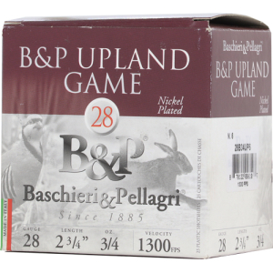 B&P 28GA 2.75" 3/4OZ #6 - 1300FPS 25RD 10BX/CS
