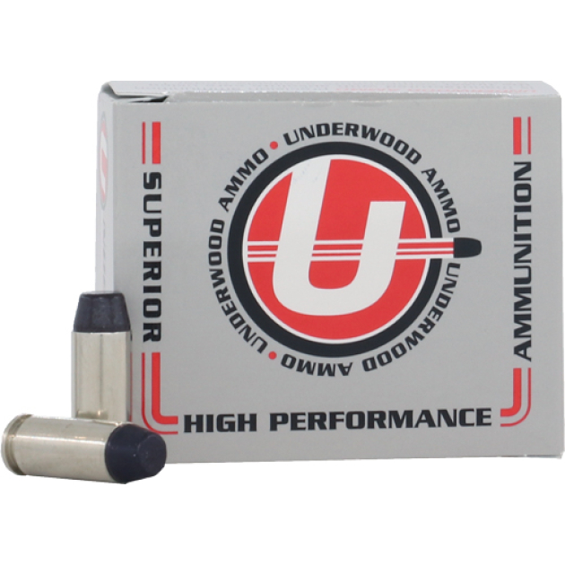 UNDERWOOD 10MM 220GR HARD CAST - LEAD-FN 20RD 10BX/CS