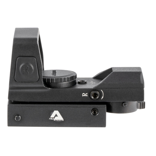 Aim Sports RT503F Full-Size Reflex Sight  Matte Black 1x33mm Red/Green Multi Reticle