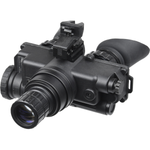AGM Global Vision 12W7P122153211 Wolf-7 PRO NL1 Night Vision Goggles Black 1x 27mm, Generation 2+ Level 1, 45-54 lp/mm Resolution, Green Filter