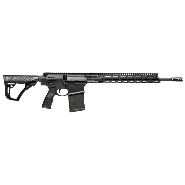 Daniel Defense 0215813210055 DD5 V4 *CA Compliant 7.62x51mm NATO 18" 10+1 Black Hard Coat Anodized Black Phosphate 6 Position w/SoftTouch Overmolding Stock Black Polymer Grip
