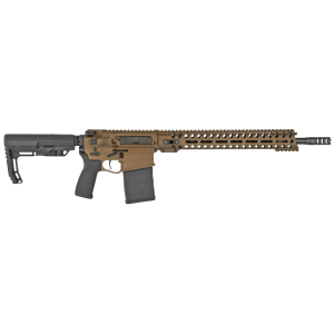 Patriot Ordnance Factory 01582 Revolution  308 Win,7.62x51mm NATO 16.50" 20+1 Bronze 6 Position MFT BMS Minimalist Stock