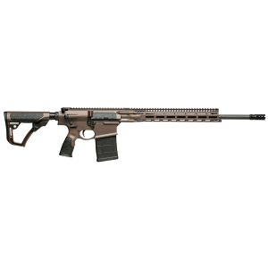 Daniel Defense 0216581690047 DD5 V5 Gen II 6.5 Creedmoor 20" 20+1 Mil-Spec Brown Cerakote 6 Position w/SoftTouch Overmolding Stock MLOK